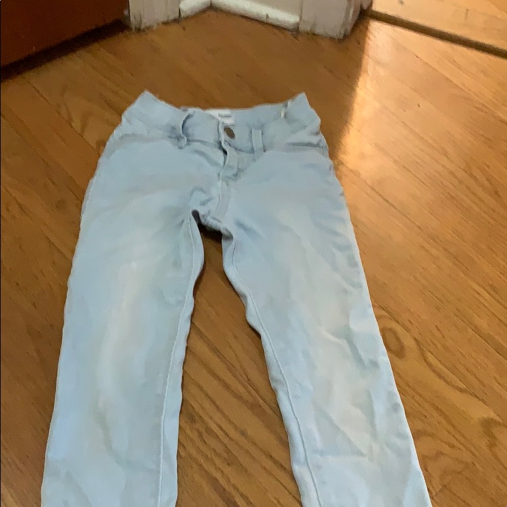 light blue jeans